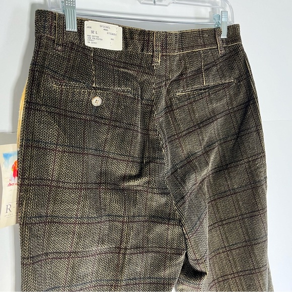 NOS Spiegel Vtg Men Pants Ready To Wind Down Corduroy Style Straight Leg Sz 32L - Picture 10 of 11